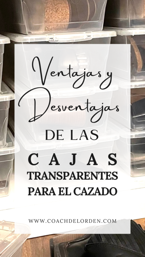 Cajas Transparentes para el Calzado